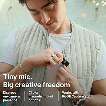 Rode Wireless Micro Compact Wireless Microphone with Charge Case